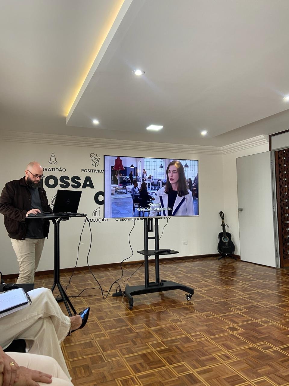 Colaboradores em treinamento PDI